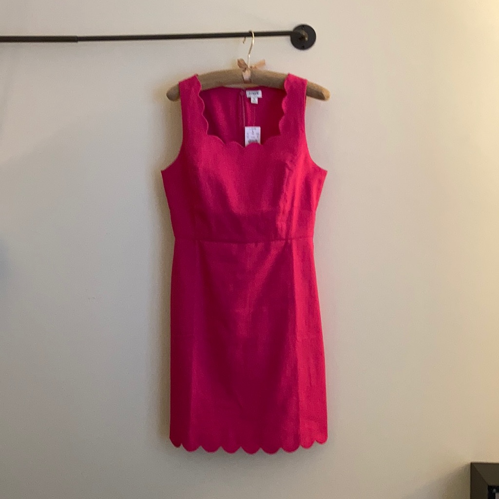 New With Tags! Jcrew Cotton Dress With Fun Detailing